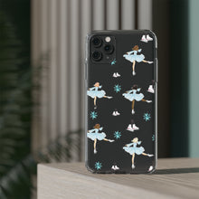 Ice Skaters Clear Impact-Resistant Phone Case