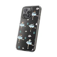 Ice Skaters Clear Impact-Resistant Phone Case