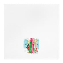 Holiday in The Parlor Tea Towel (Dark)