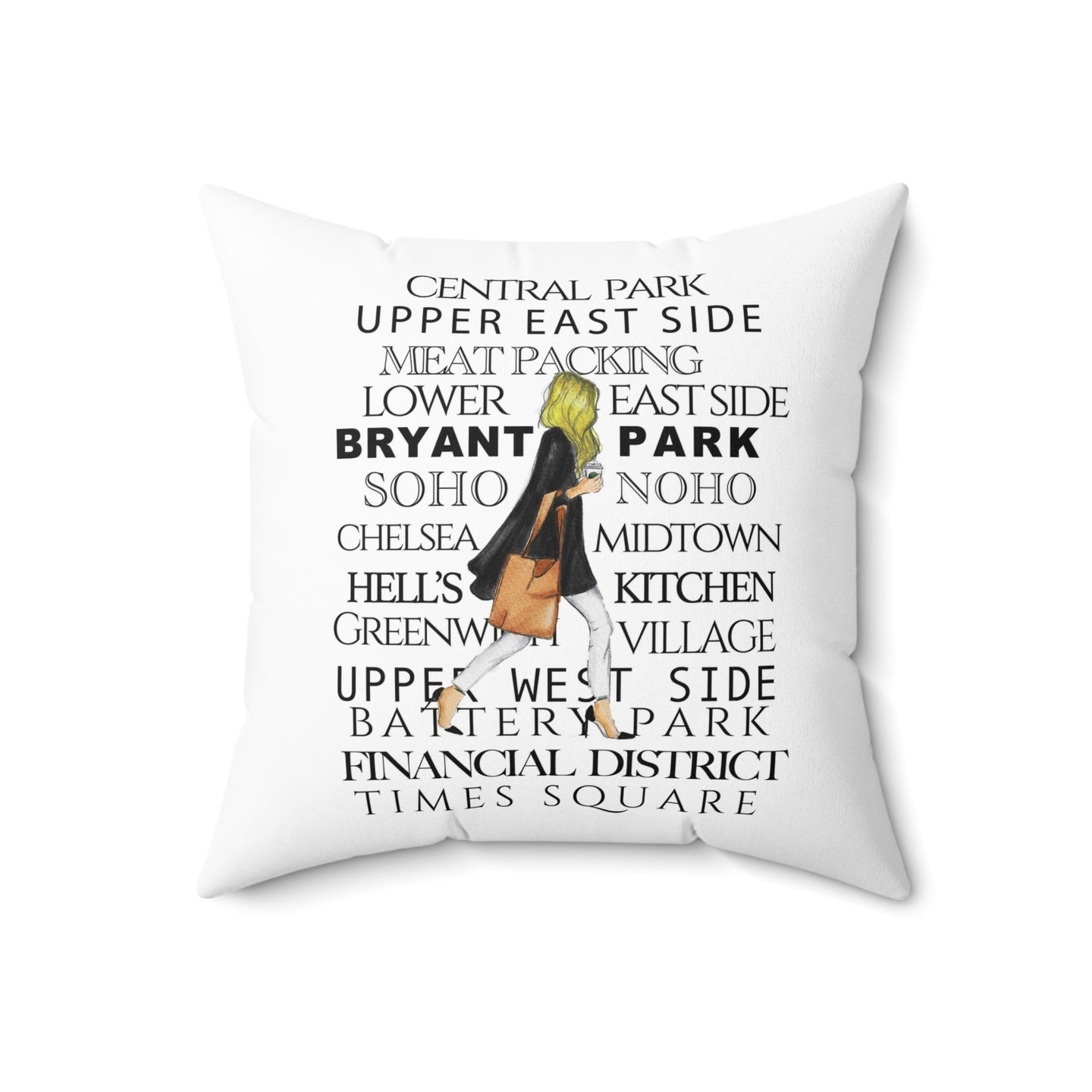 The New Yorker (Blonde) Pillow