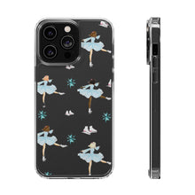 Ice Skaters Clear Impact-Resistant Phone Case