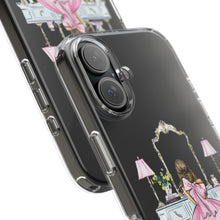 Light Blue Vanity Clear Impact-Resistant Phone Case