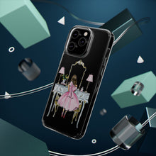 Light Blue Vanity Clear Impact-Resistant Phone Case