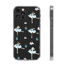 Ice Skaters Clear Impact-Resistant Phone Case