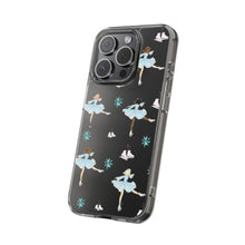 Ice Skaters Clear Impact-Resistant Phone Case