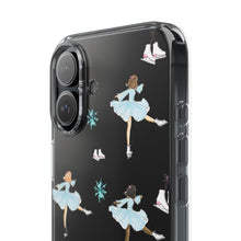 Ice Skaters Clear Impact-Resistant Phone Case