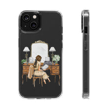 Antique Vanity Clear Impact - Resistant Phone Case - (Brunette)