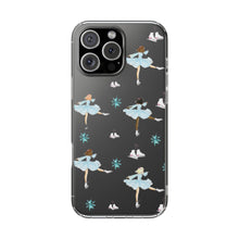 Ice Skaters Clear Impact-Resistant Phone Case