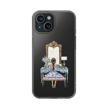 French Vanity Clear Impact-Resistant Case — (Brunette)