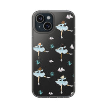 Ice Skaters Clear Impact-Resistant Phone Case