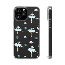 Ice Skaters Clear Impact-Resistant Phone Case