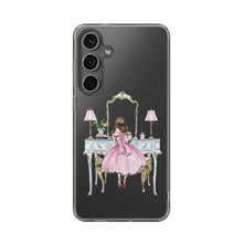 Light Blue Vanity Clear Impact-Resistant Phone Case