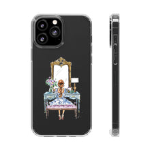 French Vanity Clear Impact-Resistant Case - (Red)