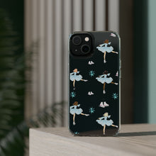 Ice Skaters Clear Impact-Resistant Phone Case