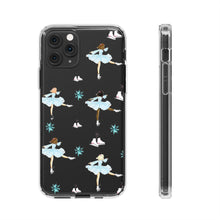 Ice Skaters Clear Impact-Resistant Phone Case