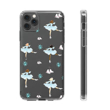 Ice Skaters Clear Impact-Resistant Phone Case