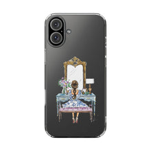 French Vanity Clear Impact-Resistant Case — (Brunette)