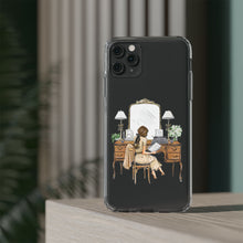 Antique Vanity Clear Impact - Resistant Phone Case - (Brunette)