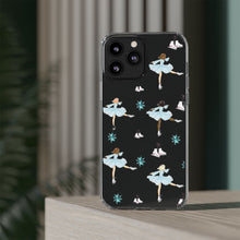 Ice Skaters Clear Impact-Resistant Phone Case