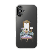 French Vanity Impact - Resistant Clear Phone Case – (Blonde)