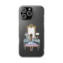 French Vanity Clear Impact-Resistant Case — (Brunette)