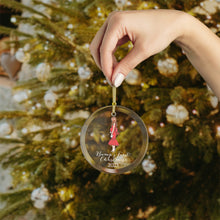 Bump's First Christmas (Red) Glass Ornament