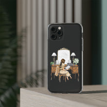 Antique Vanity Clear Impact - Resistant Phone Case - (Brunette)