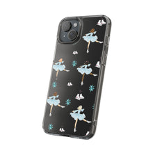 Ice Skaters Clear Impact-Resistant Phone Case