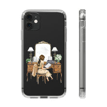 Antique Vanity Clear Impact - Resistant Phone Case - (Brunette)