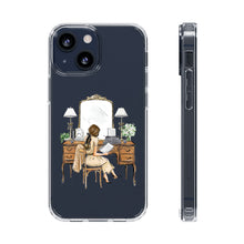 Antique Vanity Clear Impact - Resistant Phone Case - (Brunette)