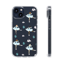 Ice Skaters Clear Impact-Resistant Phone Case