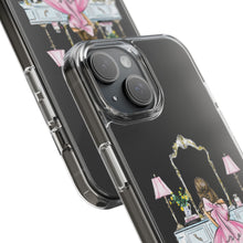 Light Blue Vanity Clear Impact-Resistant Phone Case