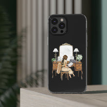 Antique Vanity Clear Impact - Resistant Phone Case - (Brunette)