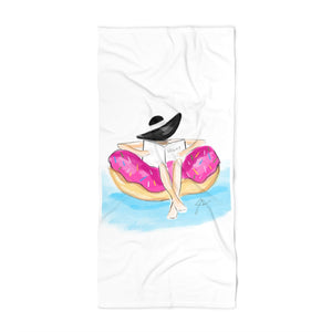 Donut Disturb (Light) Beach Towel