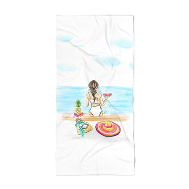 Summer Vibes (Brunette) Towel