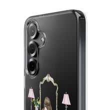 Light Blue Vanity Clear Impact-Resistant Phone Case