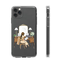 Antique Vanity Clear Impact - Resistant Phone Case - (Brunette)