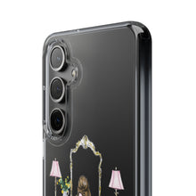 Light Blue Vanity Clear Impact-Resistant Phone Case