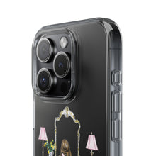 Light Blue Vanity Clear Impact-Resistant Phone Case