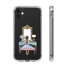 French Vanity Clear Impact-Resistant Case — (Brunette)