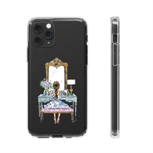 French Vanity Clear Impact-Resistant Case — (Brunette)