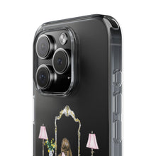 Light Blue Vanity Clear Impact-Resistant Phone Case