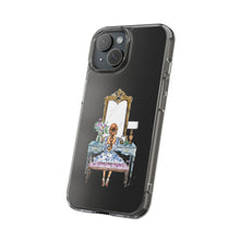 French Vanity Clear Impact-Resistant Case - (Red)