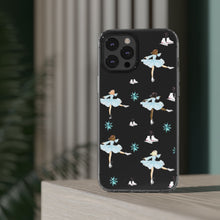 Ice Skaters Clear Impact-Resistant Phone Case