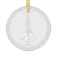 Bump's First Christmas (Red) Glass Ornaments