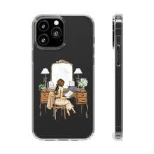 Antique Vanity Clear Impact - Resistant Phone Case - (Brunette)