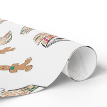 Gingerbread House & Cookie Holiday Wrapping Paper Roll
