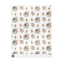 Gingerbread House & Cookie Holiday Wrapping Paper Roll