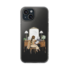 Antique Vanity Clear Impact - Resistant Phone Case - (Brunette)