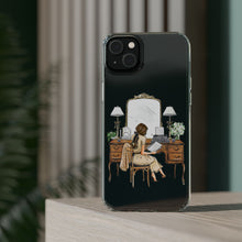 Antique Vanity Clear Impact - Resistant Phone Case - (Brunette)